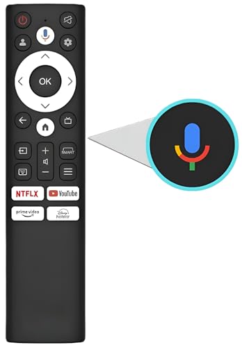 Image of K2ORA Remote Compatible for Acer Smart Android TV - Replacement for Acer I & H Series LED FHD 2K 4K UHD Models (32-75 Inch) | with Voice Command /Google Assistant