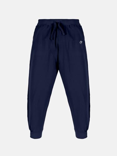 Image of KiddoPanti 100% Cotton Track Pants for Boys & Girls | Soft Single Jersey Fabric | Elastic Waist with Drawcord | Full Length with Rib Hem & Pockets | Joggers and Lowers for Kids