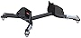 CURT 16021 Replacement Ram 2500, 3500 Puck System 5th Wheel Legs, 25,000 lbs, Hitch Head Required