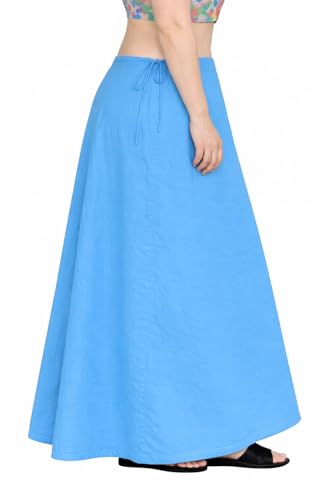 Image of CITIX Pure Cotton Petticoat for Woman Saree | Adujastable Drawstring Waist