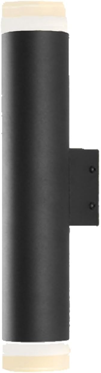 ASerZenith Wall Lighting Fixtures Cylinders Long Tube Led Wall Light Minimalist Aluminum Bracket Wall Sconce Modern Wall Mounted Lighting Fixture,Black-56Cm