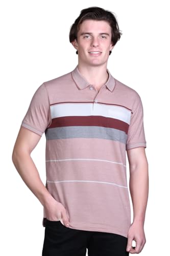 Image of SANE ORIGINALS Polo T-Shirt for Men with Pocket || Striped Polo for Men