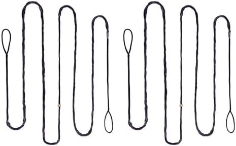 Sanlida Archery 2 PCs Standard/Universal Dacron BCY B55 Recurve Bow String Replacement for Recurve Bow,AMO 48″/54″/62″/66″/68″/70″,12 Strands