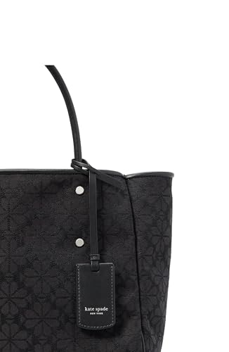 Bolso Tote Medium Spade Flower Jacquard Negro Multicolor miniatura 5
