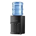 Euhomy Top Load Water Dispenser for 3 or 5 Gallon Bottles, Countertop Water Cooler with 3 Temperatures, Hot & Cold Water with Child Safety Lock, for Home, Office, Kitchen