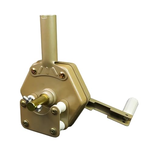 Dispositif d'enroulement manuel, outil de levage de film de serre, filet d'ombrage, store enrouleur de film latéral agricole(Gold)