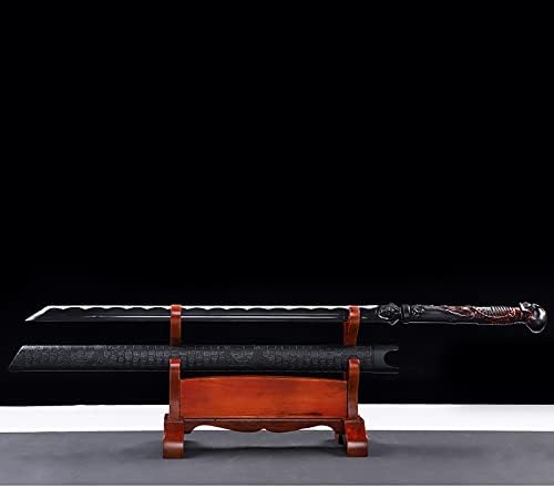 Hand Ground Full Tang Katana Personality Skull Handle High Toughness Tang Transverse Knife Sharp Sword - Image 4