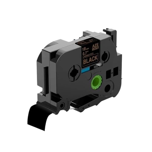 F̃xe[v18mm x 8m~l[gv^[piPTE550W PTD600 PTP710BT̃v^[piƌ݊(20pk Gold on Black)