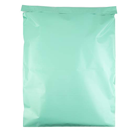 Image of Inspired Mailers - Poly Mailers 14.5 x 19-100 Pack - Mint Green - Plastic Shipping Bags - Large Mailing Envelopes - Poly Bags for Shipping - Packing Envelopes