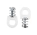 Camco 09203 Camloc Plastic Fastener - 2 Pack , White