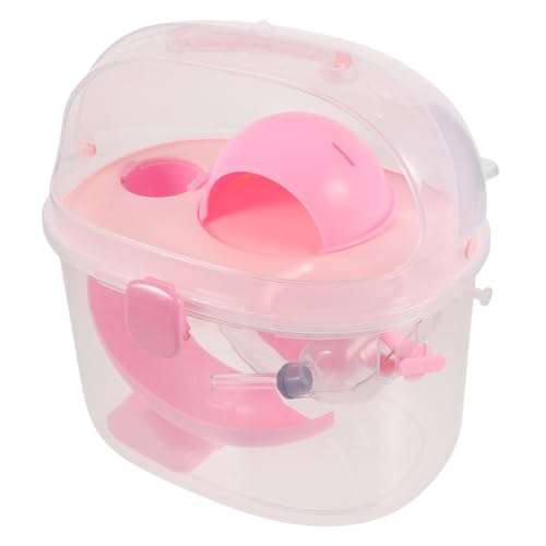 Happyyami Small Pet Carrying Cage Portable Hamster Cage Handle Suitable for Guinea Pigs Rats Chinchillas Sugar Gliders Easy to Carry