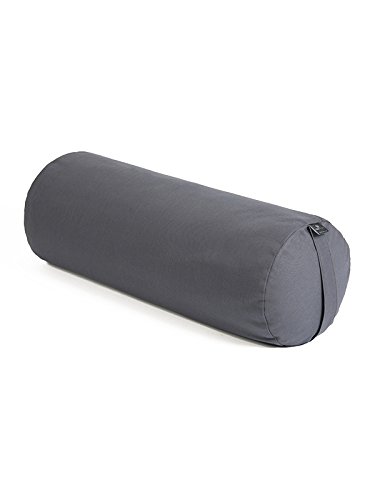 YogaStudio Nuevo Alforfón orgánico Yoga reforzar Hecha a Mano en Europa, Gris