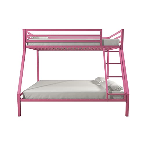 Image of Twin Over Twin Metal Bunk Bed | Bunk Bed Without Storage for Kids & Adult | Double Decker Cot for Kids Room | Space-Saving | Metal Bunker Cot (Mattress Not Included) (Aqua Blue)