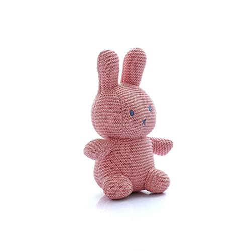 Image of Pluchi Rosie Bunny Cotton Knitted Stuffed Soft Toys for Babies & Kids (Blossom)