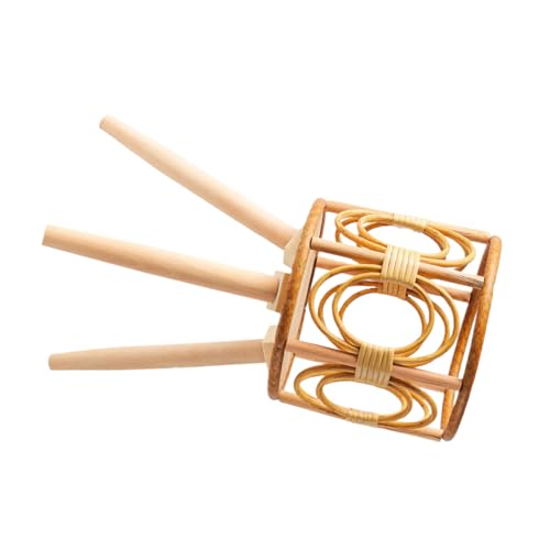 Bokcztml Handwoven Rattan Plant Stand Rack Modern Indoor Floor Planter