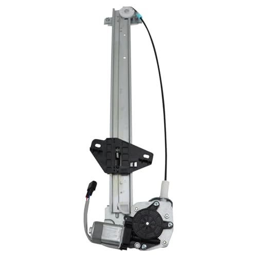 Image of TRQ Rear Passenger Side Power Window Motor and Regulator Assembly Compatible with 2009-2015 Honda Pilot