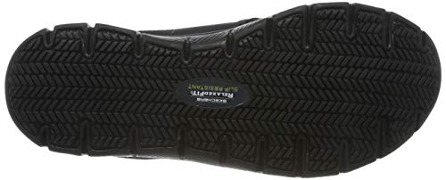 Skechers Skechers Women's Cozard Slip On Trainers, Black Mesh Nubuck Water Stain Repellent, 35