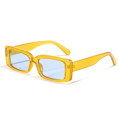 Lunettes de soleil rectangles vintage violettes nuance océan claires UV400