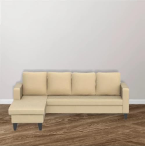 Image of The MM Furniture store Premium Fabric Sofa - Champagne (6 Seater - LHS)