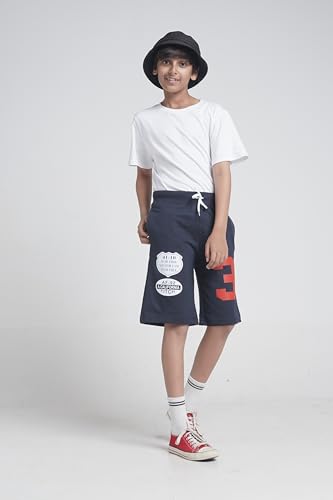 Image of T2F Boys Cotton Printed Shorts with Two Side Pockets (Pack of 3)