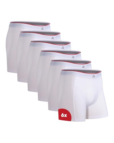 DANISH ENDURANCE Men's Bamboo Boxers Soft, Comfortable, Breathable Underwear, Tagless, with or without fly, 6 or 10 Pack