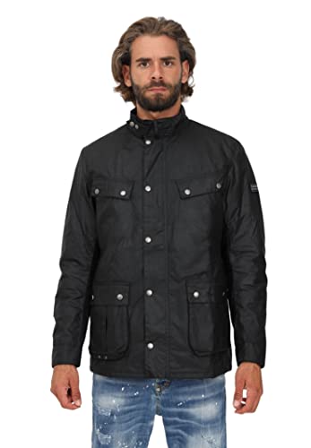 Barbour Jacke Duke Wax Protection, Beschichtet, Schwarz