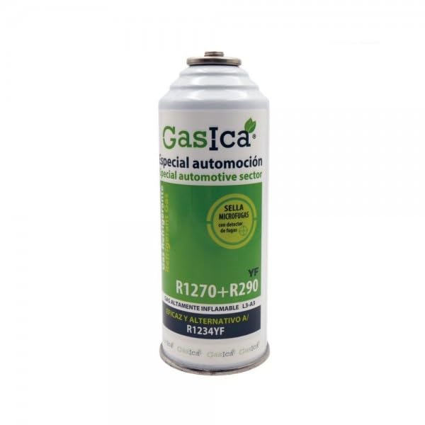 Bilake Gas refrigerante para Aire Acondicionado gasica Gas ecológico YF propileno R1270 + propano R290, 226g, sustituye Gas R1234YF