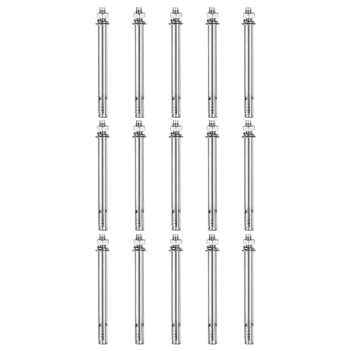 DTGN M8x120 Hex Expansion Bolts 304 Stainless Steel for Concrete 30Pcs