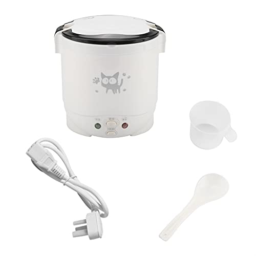 Leicht zu Tragender Topf, 170W 1L Elektrischer Mini Multifunktionaler Reiskocher Dampfgarer Tragbarer Reiskocher für die…