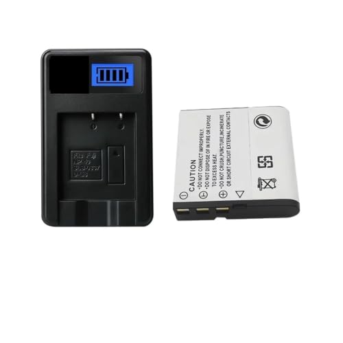 Batería CNP-40 y cargador para llevar de viaje con tu cámara EX-Z600