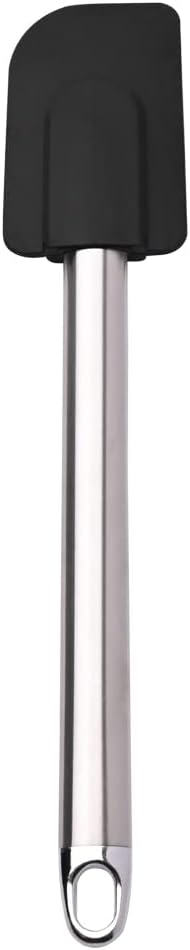 Mimo Style Espátula Com Cabeça de Silicone e Cabo em Inox, Durabilidade, Belo Design, Suporta Temperaturas de Até 220ºC, Prática, Simples e Leve Pesa Apenas 40 Gramas e Facilita o Manuseio, ASA1451X