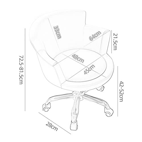 Chaise de bureau en cuir PU pour éviter le mal de dos devant l'ordinateur