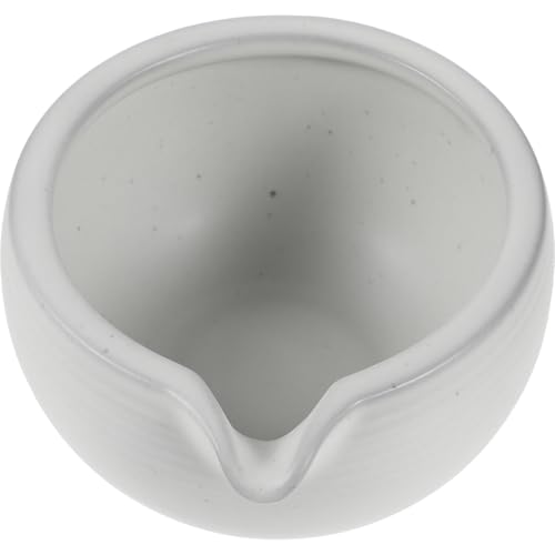 VICASKY Bol à Thé Céramique avec Bec Verseur Modèle Chawan pour Cérémonie de Thé Japonaise Matériau Céramique Fine et Design Élégant et Pratique Cadeau Culture Traditionnelle