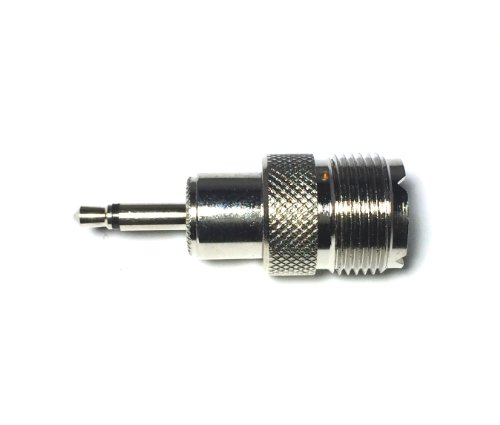 Pack of 5 UHF Female Jack to 3.5mm Phono Male Plug RF Coax Adapter