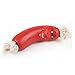 Romote 1PC divertente Pet Dog Toys salsiccia striduli Giocattoli per gli animali domestici sani Latex Dog Toys, 22 centimetri