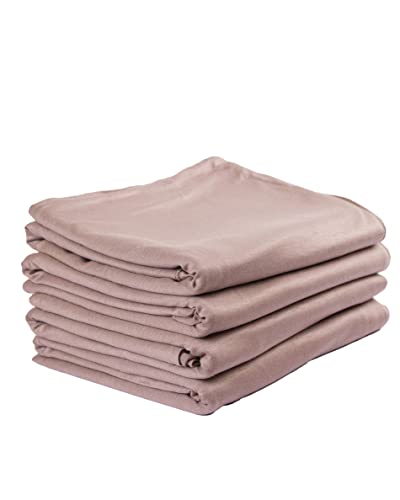 Hijab Maxi-Jersey, elastisch, für Damen, muslimische Schal, Hijab, islamisch, 200 x 80 cm, HJ000, Taupe/Rosé, One size Cover