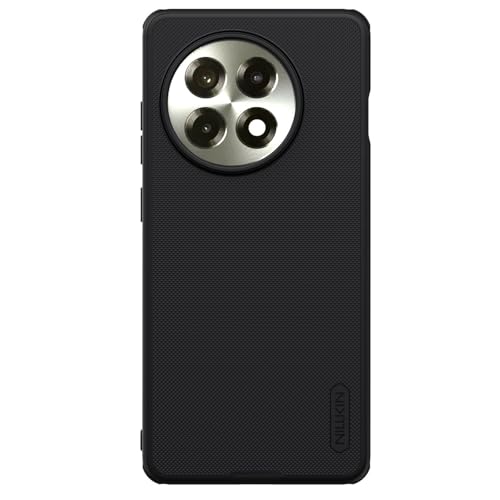 Image of Nillkin Case for OnePlus 13R (1+13) R (6.78 inch Inch) Super Frosted Shield Pro Hard Back Soft Border (PC + TPU) Shock Absorb Shockproof Case Cover Raised Bezel Camera Protect PC Black Color
