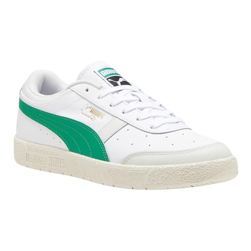PUMA Mens Seoul Leather Lace Up Sneakers Shoes Casual - White - Size 9.5 M2