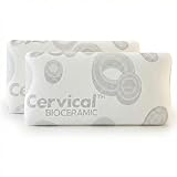 ECODE® Pack de 2 Almohadas Viscoelásticas de 70 cm – Alta Firmeza y Funda Termorreguladora Lavable para un Descanso Más Natural