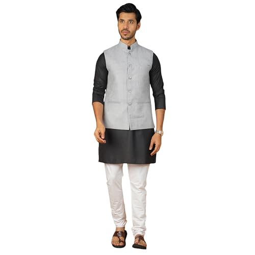 Image of WINTAGE Mens Tweed Wool Nehru Jacket