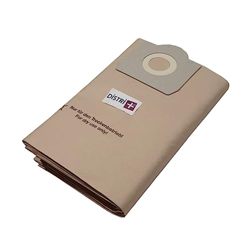Distri+ - Sac aspirateur Compatible avec ICA/IPC/SOTECO : G27EP, GP1/27, SA338 - Rowenta Vorace RU30, RU31, RU33, RU38... - La Pochette de 5 Sacs Papier