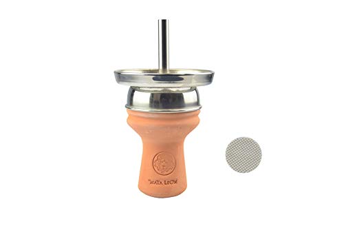 Mata Leon Zaragossa BM Shisha im Komplettset mit Molassefänger, Aluminium, Rot – Bild 6