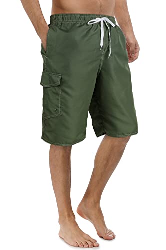 Image of Mens Swimming Trunks Swim Trunks Quick Dry Swim Shorts with Mesh Lining Funny Swimwear Bathing Suits