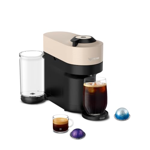 Image of Nespresso Vertuo Pop+ Coffee & Espresso Maker by De'Longhi, Beige
