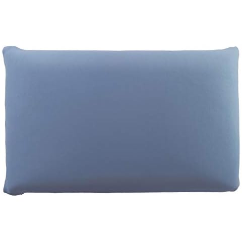 Funda Edda Lux para Almohadas de 70 x 42 cm, 70 x 40 cm y 72 x 40 cm, Azul Vaquero Cover
