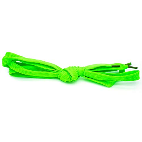 The Glowhouse Cordones de neón para zapatos brillantes, Green