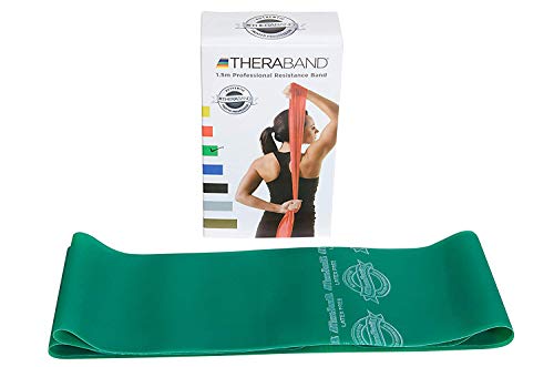 Image of Theraband Green /Heavy Resistance Latex Free Exercise Band 6 Feet(Length) x 4 inches(Width)