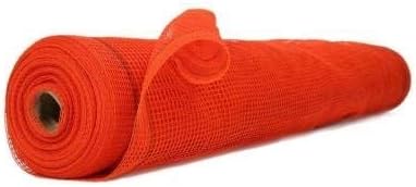 Cerca de barrera de seguridad borde acabado 4' x 100', naranja