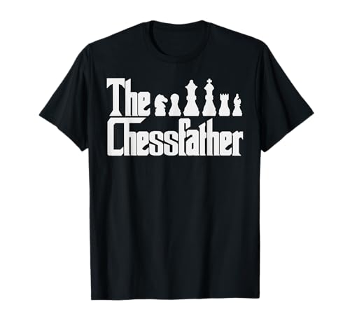 Funny Fathers Day The Chess-father Chess Player Dad Gift Men Maglietta