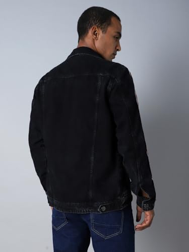 Image of HIGH STAR Men's Denim Standard Length Jacket